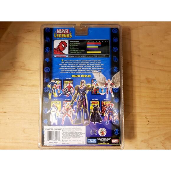 🗨🕸 Toy Biz Marvel Legends 1st Appearance Spider-Man (No BAF Piece) 🕸🗨 - Picture 2 of 2